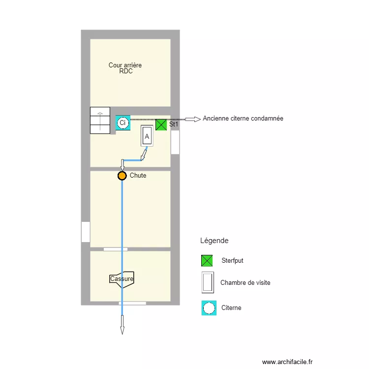 RC 20182 Deux tours. Plan de 