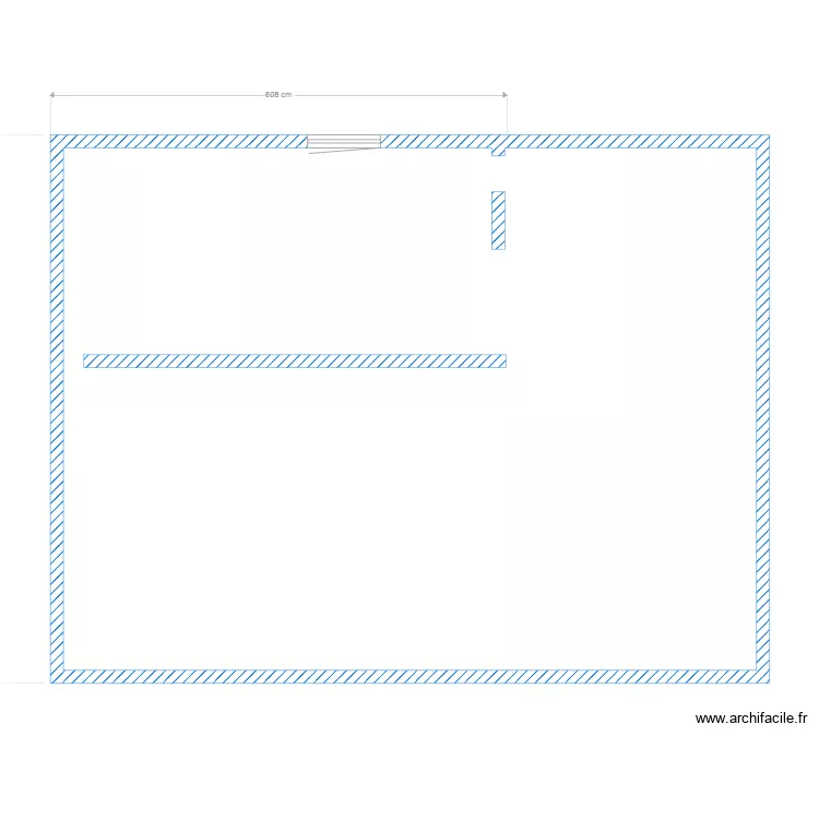 boulangerie Laetitia sous sol. Plan de 