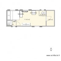 roulotte 7m30 x 2m50 toute aménagée