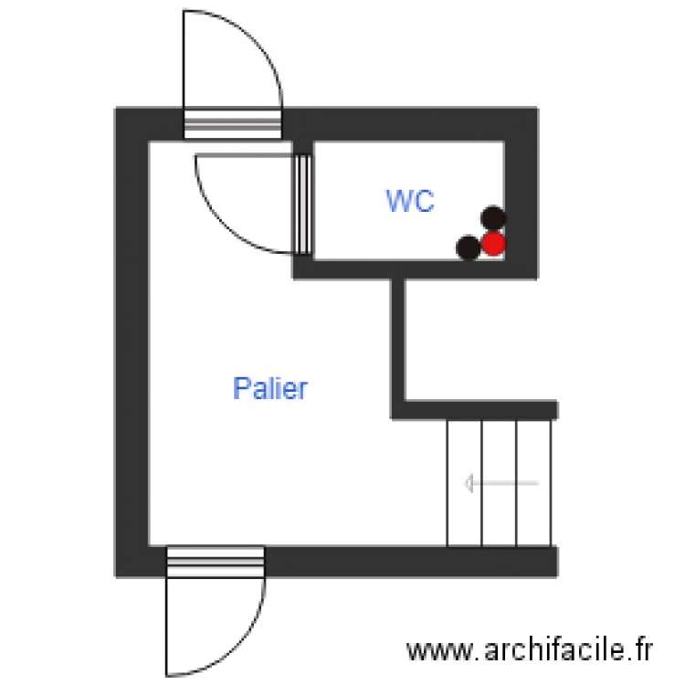 PALIER 5ETG. Plan de 0 pièce et 0 m2