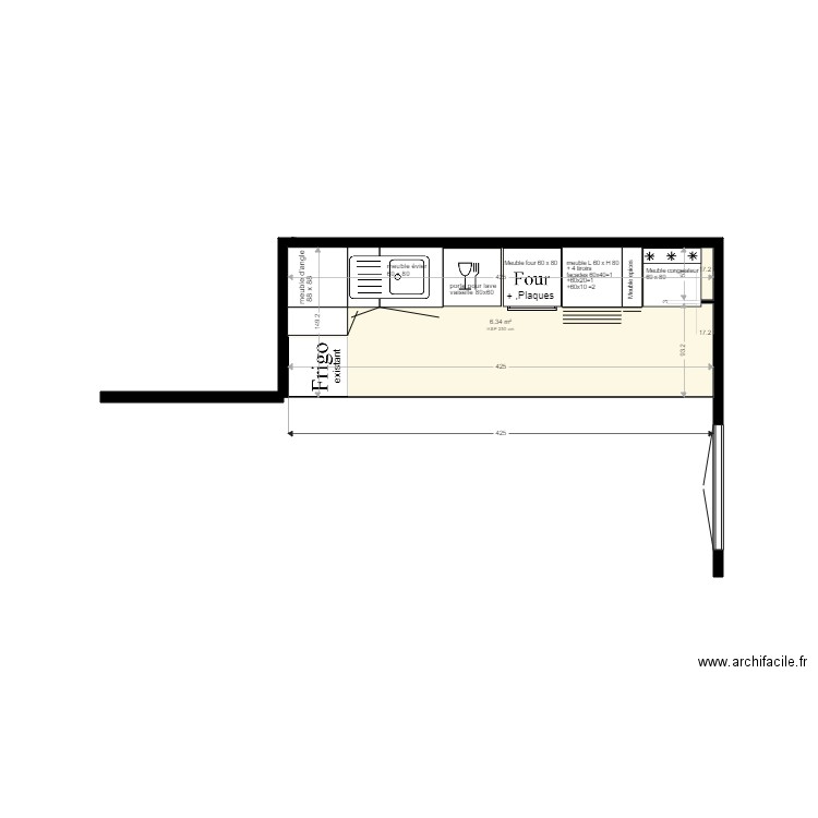 DAVID plan électroménagéres *. Plan de 0 pièce et 0 m2