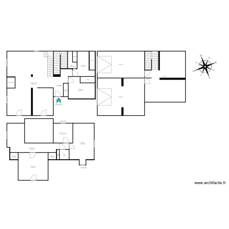 maison grand parent guillaume . Plan de 