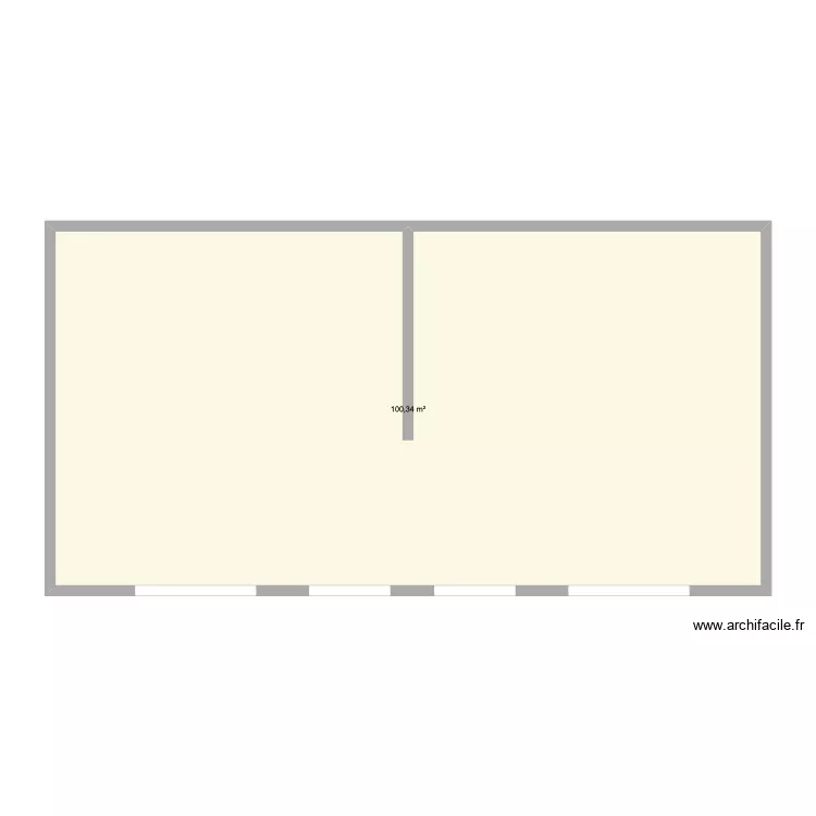 fond grand case. Plan de 