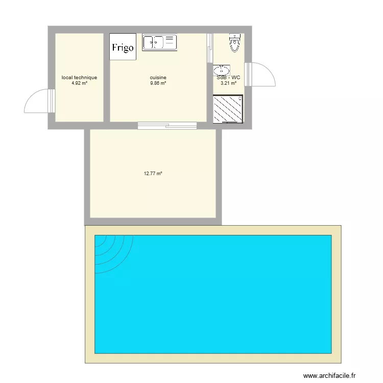 projetpiscine32. Plan de 
