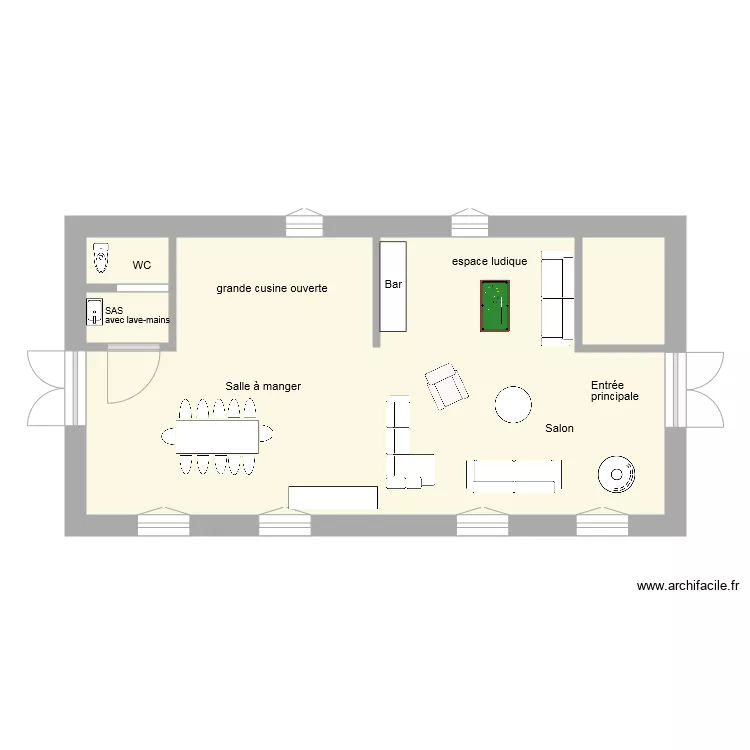 RDC grand Charmois. Plan de 
