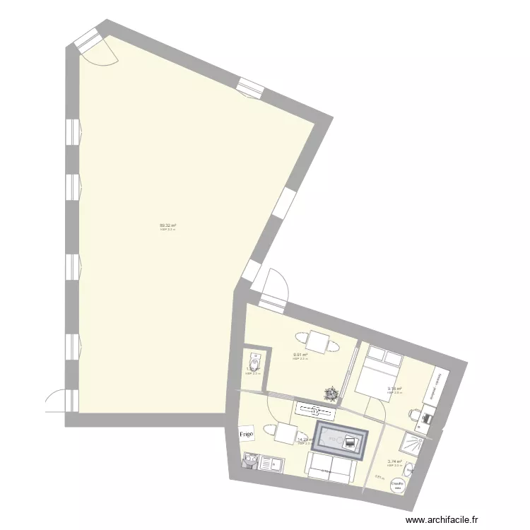 RDC cabinets  studio solution 2. Plan de 