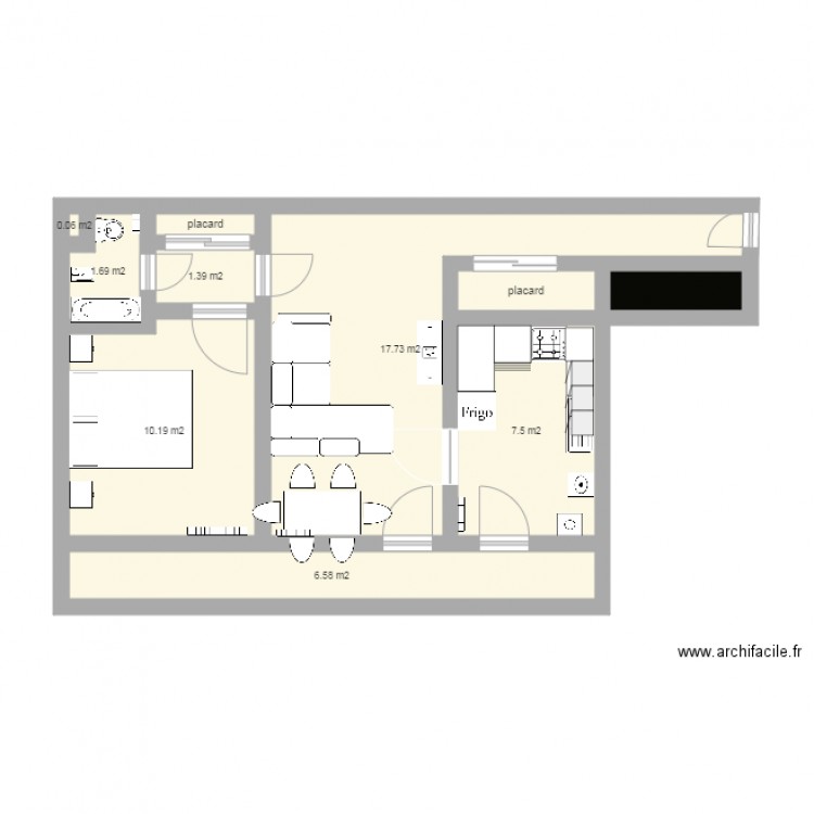 plan appartement 95 m2