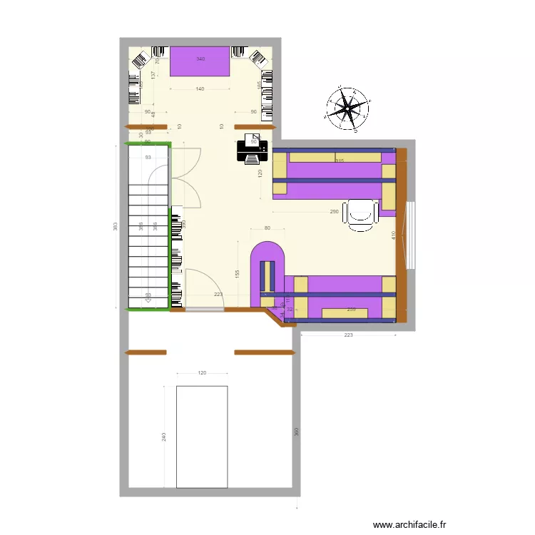 Bureaux V04. Plan de 