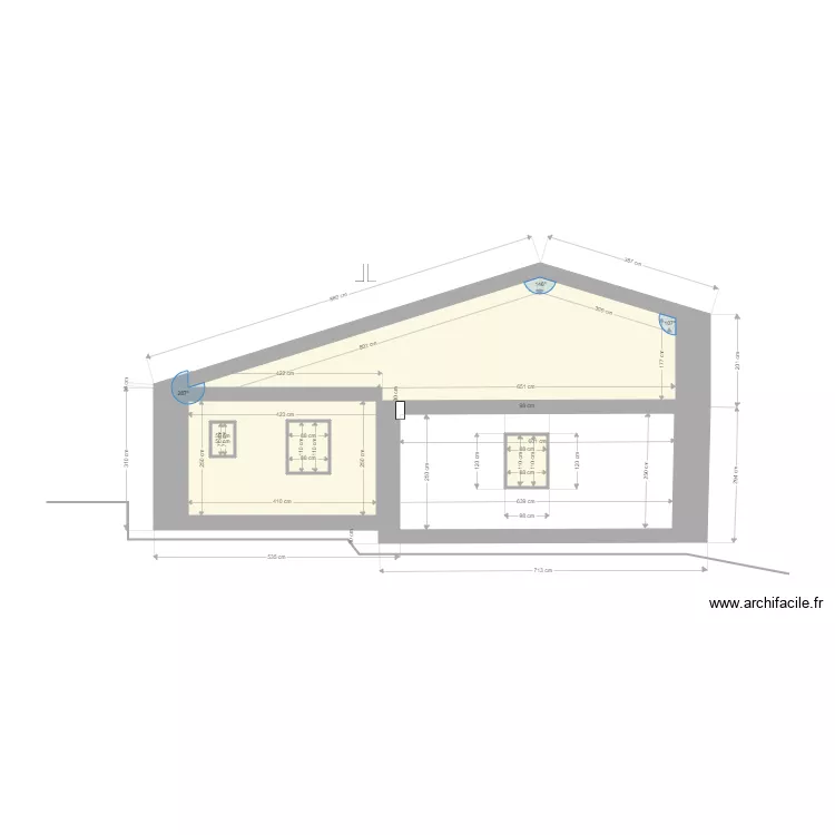 PIGNON OUEST 2. Plan de 