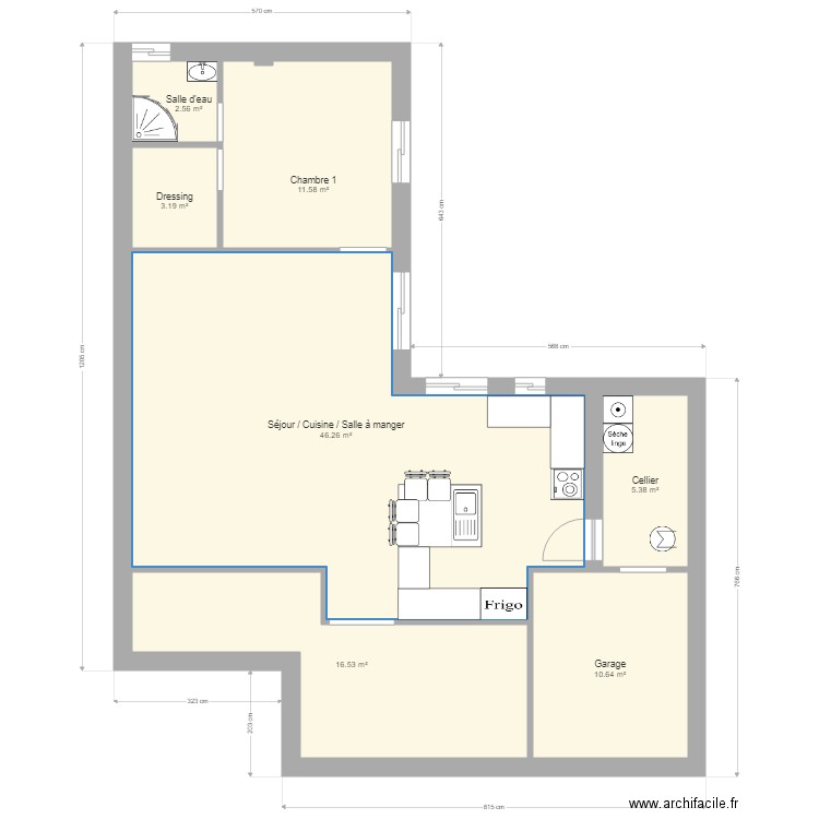 projet 4. Plan de 0 pièce et 0 m2