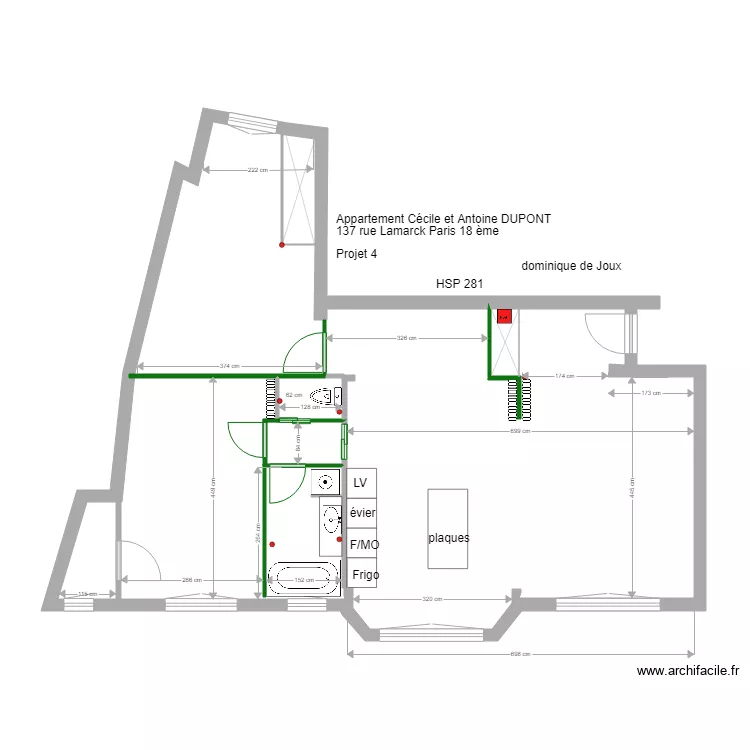 antoine et cecile D projet 4. Plan de 