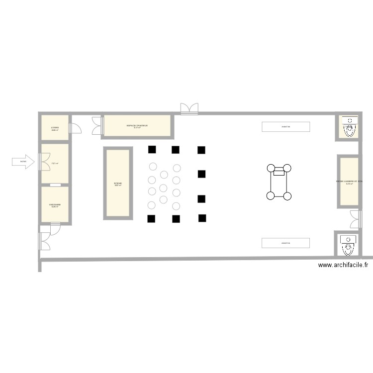 Pavillon Baltard. Plan de 0 pièce et 0 m2