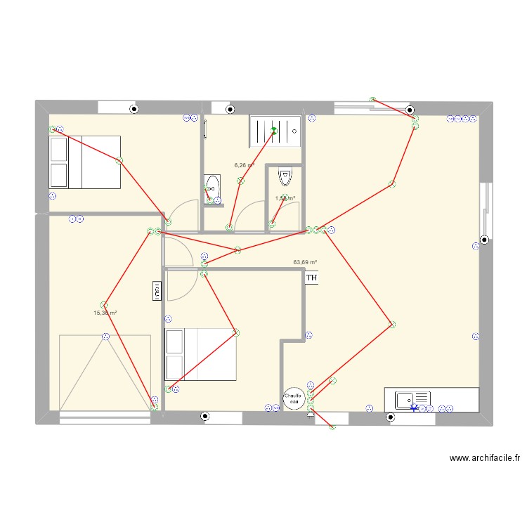 brancherau. Plan de 0 pièce et 0 m2