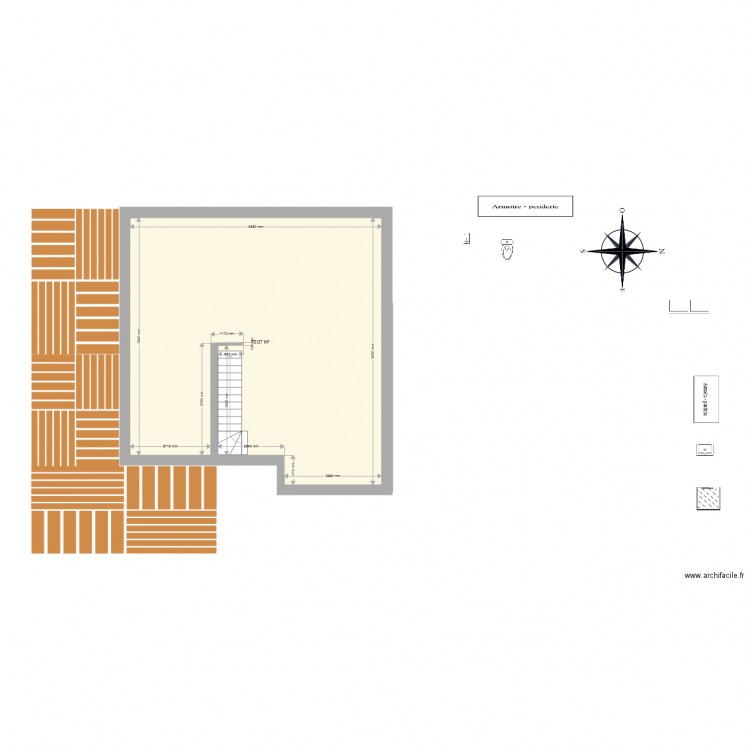 ETEAUX etage. Plan de 0 pièce et 0 m2