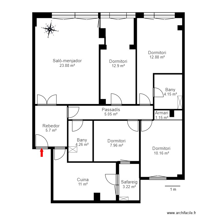 ED L AVET 5 2  C ISABELLE SANDY 5 5 2 ESCALDES. Plan de 0 pièce et 0 m2
