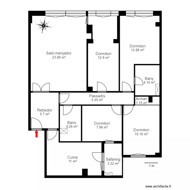 ED L AVET 5 2  C ISABELLE SANDY 5 5 2 ESCALDES. Plan de 