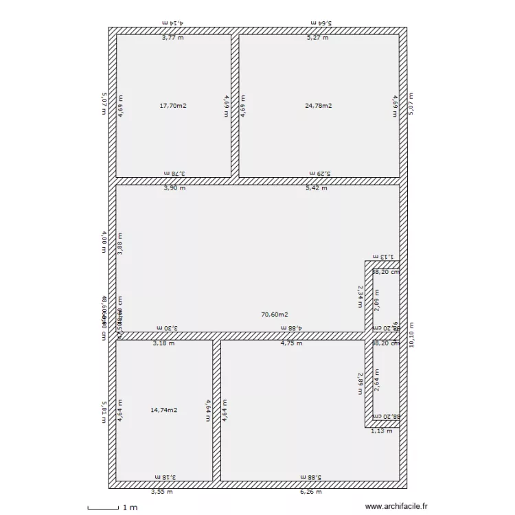 paulo bureau. Plan de 