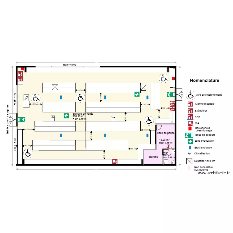 Stock priv&eacute; Lons apr&egrave;s travaux. Plan de 