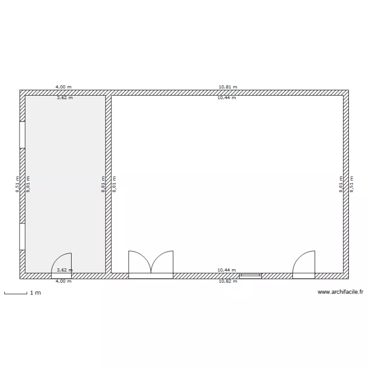 grange. Plan de grange. Plan de