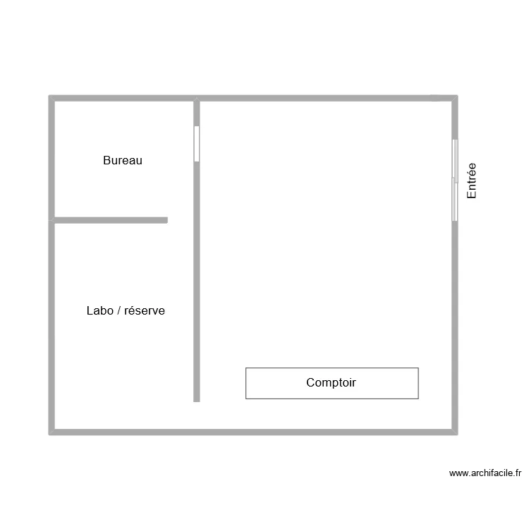 PHARMACIE MEOUNES. Plan de 