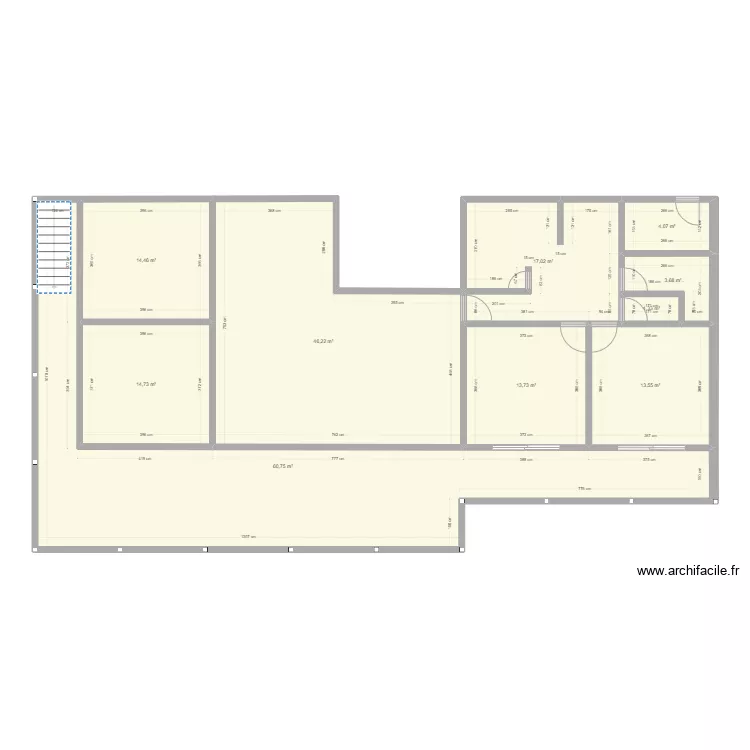 les abymes - palais royal. Plan de 
