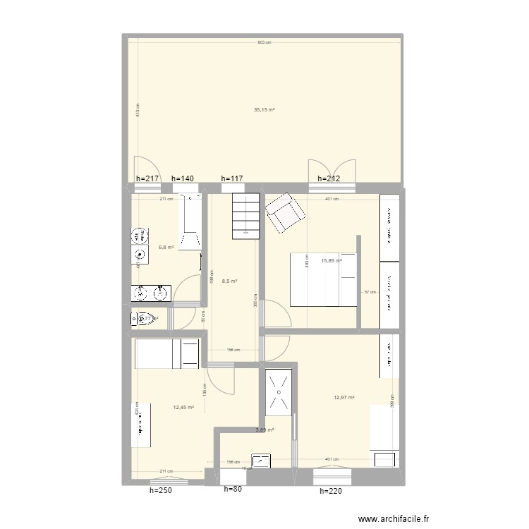 BE-ETAGE_v3.6. Plan de 8 pièces et 96 m2