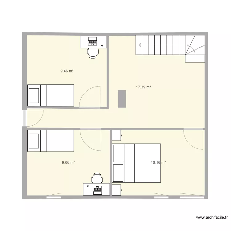 MAISON ETAGE. Plan de 