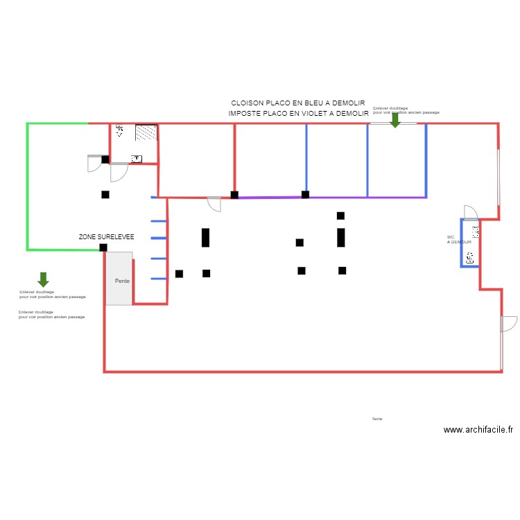 Demolition 25NOV. Plan de 0 pièce et 0 m2