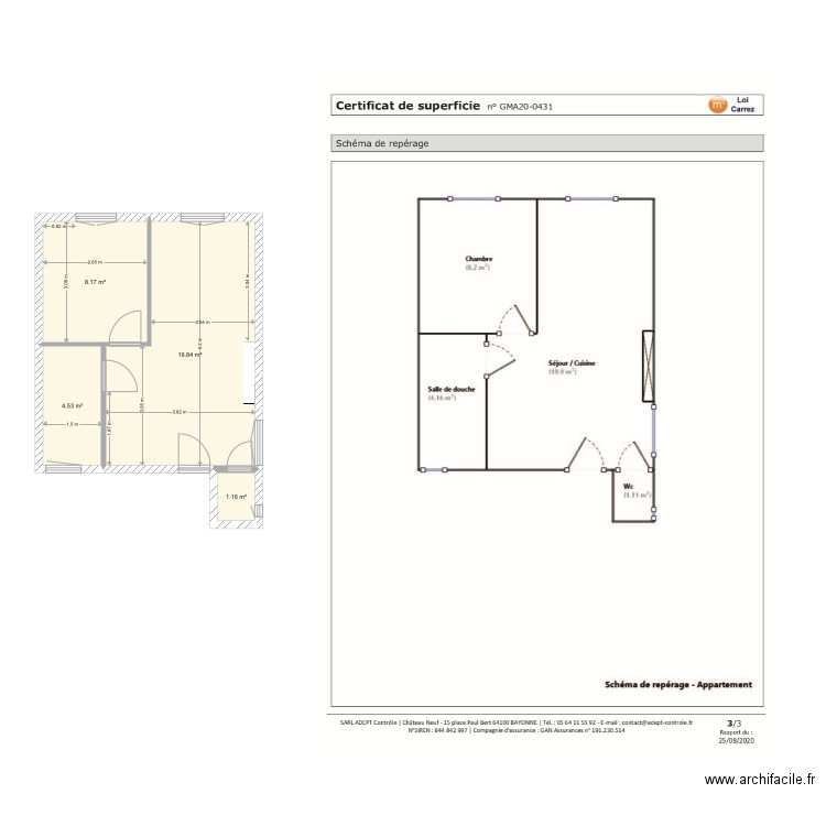 plan EDL bon air. Plan de 0 pièce et 0 m2