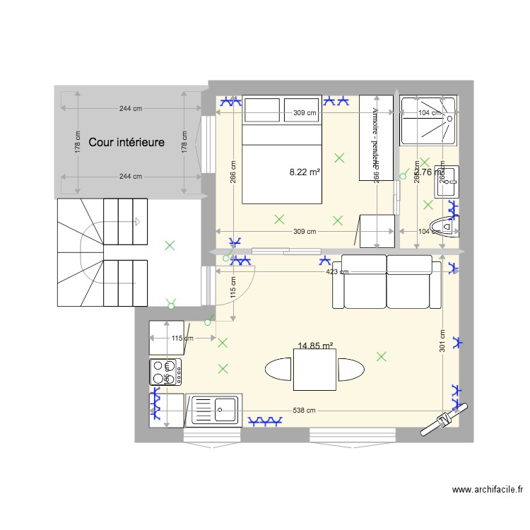 Markelbach 115 Duplex. Plan de 0 pièce et 0 m2
