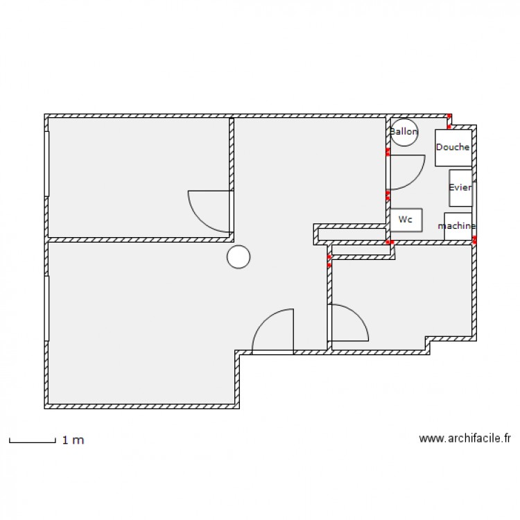 centre 2. Plan de 0 pièce et 0 m2