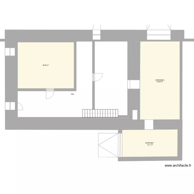 Maison 2. Plan de 
