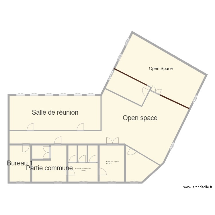 COVERITY 1ER ETAGE 0707. Plan de 0 pièce et 0 m2