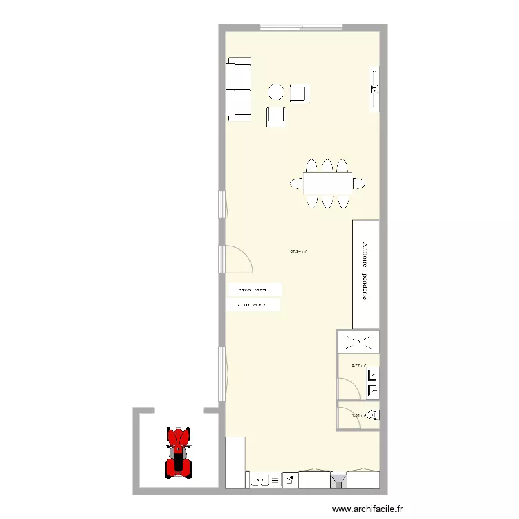 projet benjamin. Plan de 