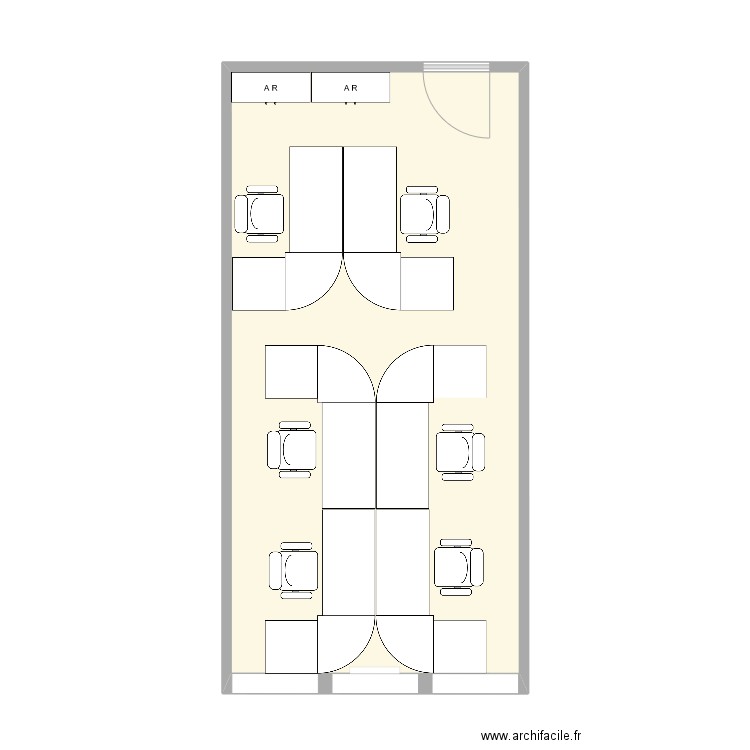 0E 01 09 10 12 c- 160b. Plan de 1 pièce et 39 m2