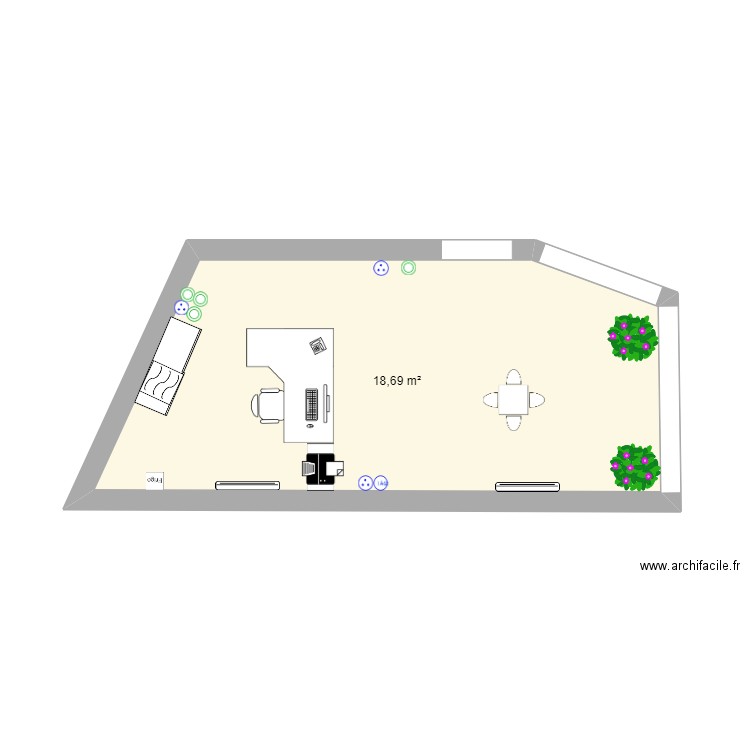local commercial. Plan de 0 pièce et 0 m2