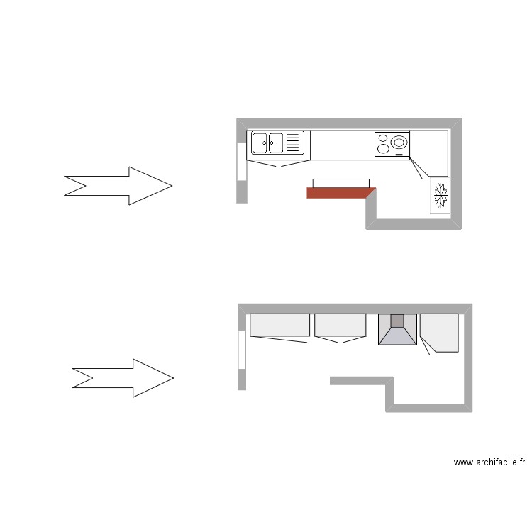 cuisine. Plan de 0 pièce et 0 m2