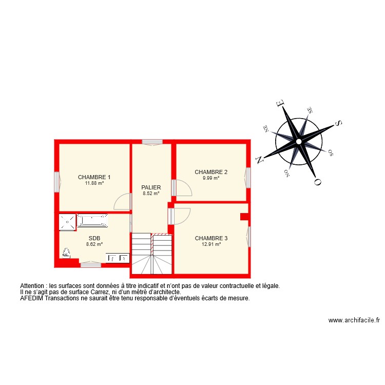 BI 6407 ETAGE. Plan de 0 pièce et 0 m2