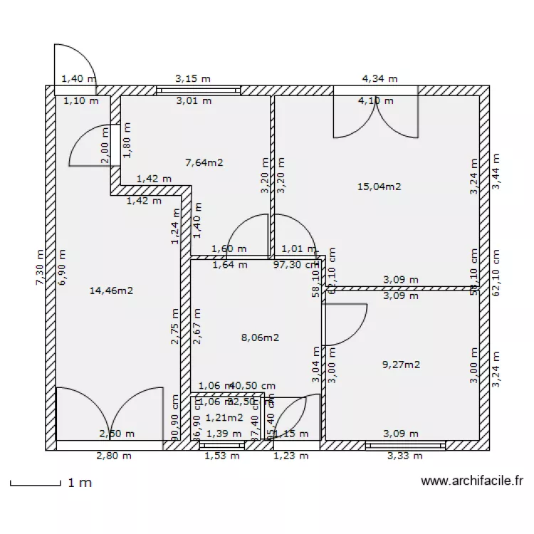 maison villenave rdc. Plan de maison villenave rdc. Plan de