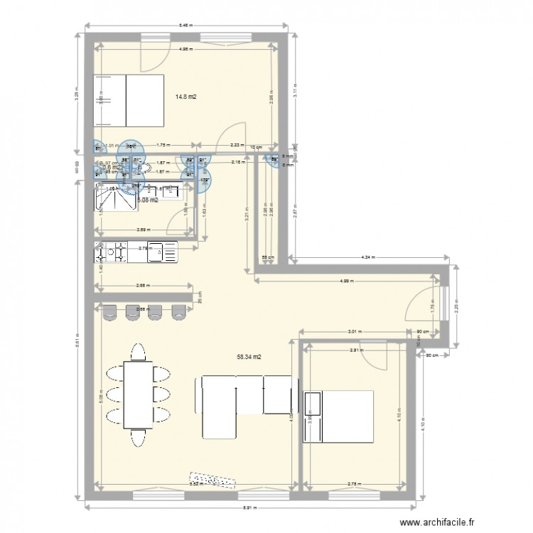 projet 4. Plan de 0 pièce et 0 m2