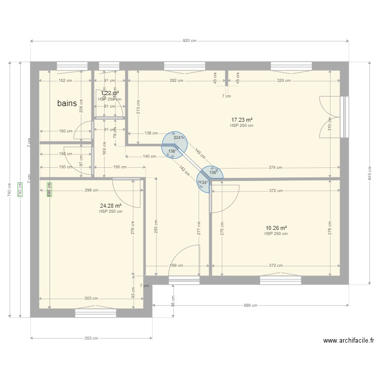 f2 locatif. Plan de 0 pièce et 0 m2