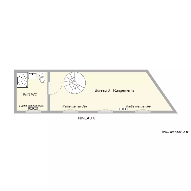11 Vignon niv 6. Plan de 