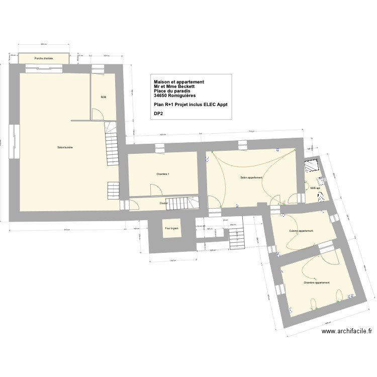 Beckett Plan Cuisine R1. Plan de 0 pièce et 0 m2