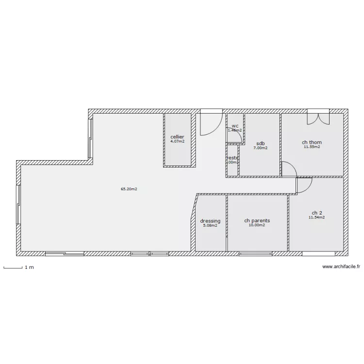 maisonCastelnau1. Plan de maisonCastelnau1. Plan de