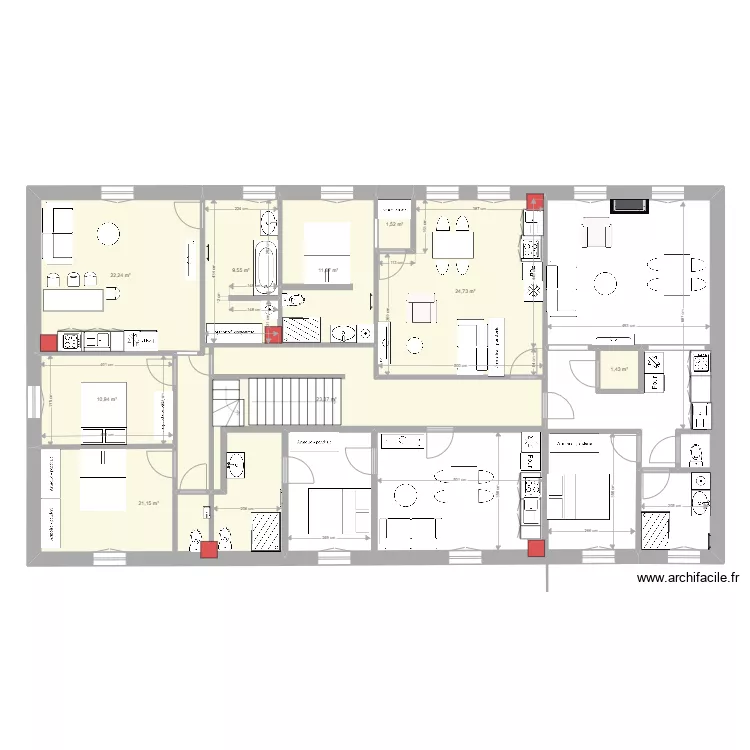 chateau niv 1 sans escalier. Plan de chateau niv 1 sans escalier. Plan de
