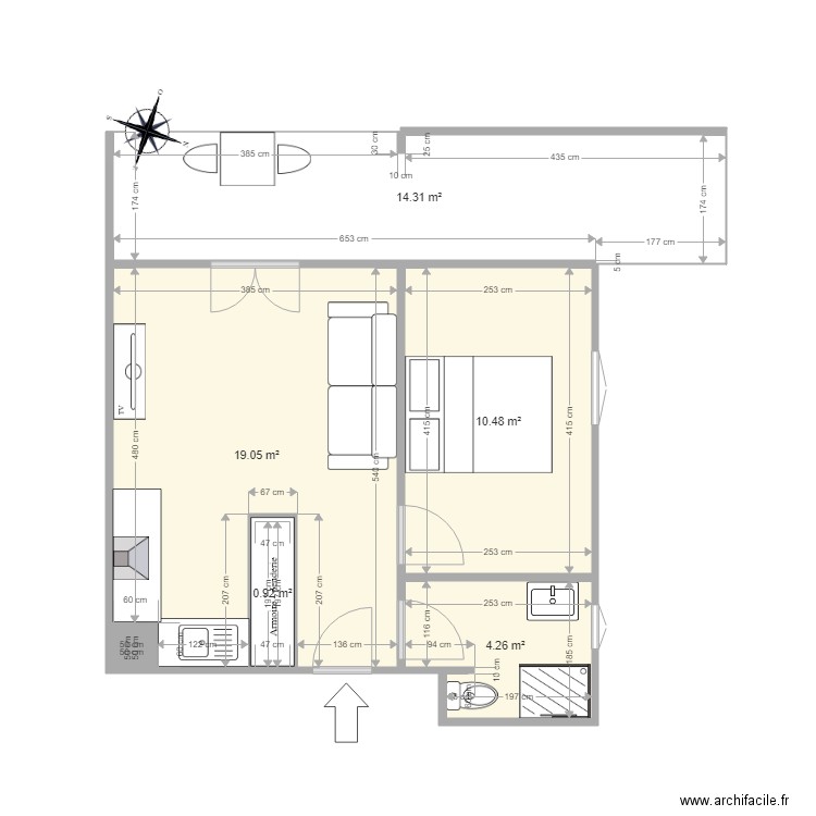 F1 Lavezzi. Plan de 0 pièce et 0 m2