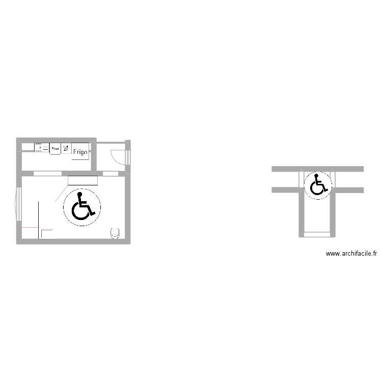 Marie B. Plan de 2 pièces et 28 m2