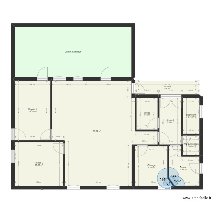 83 LA FARDELE PROJET VArL V2 fr AxA 040222. Plan de 11 pièces et 149 m2