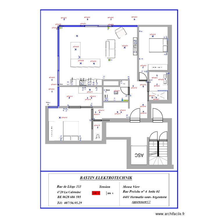 Meuse View C1 Réception. Plan de 0 pièce et 0 m2