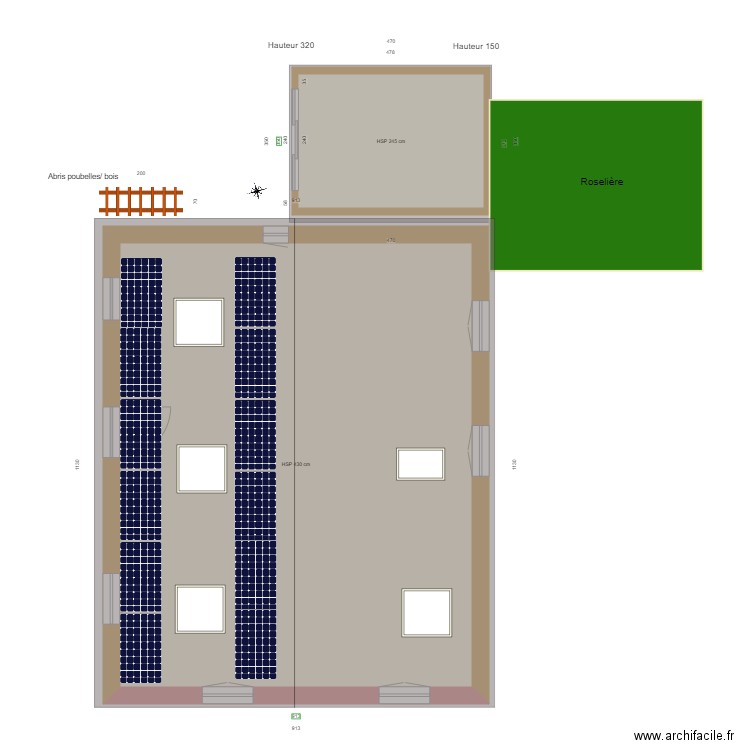 rénovation cabanon officiel. Plan de 2 pièces et 101 m2